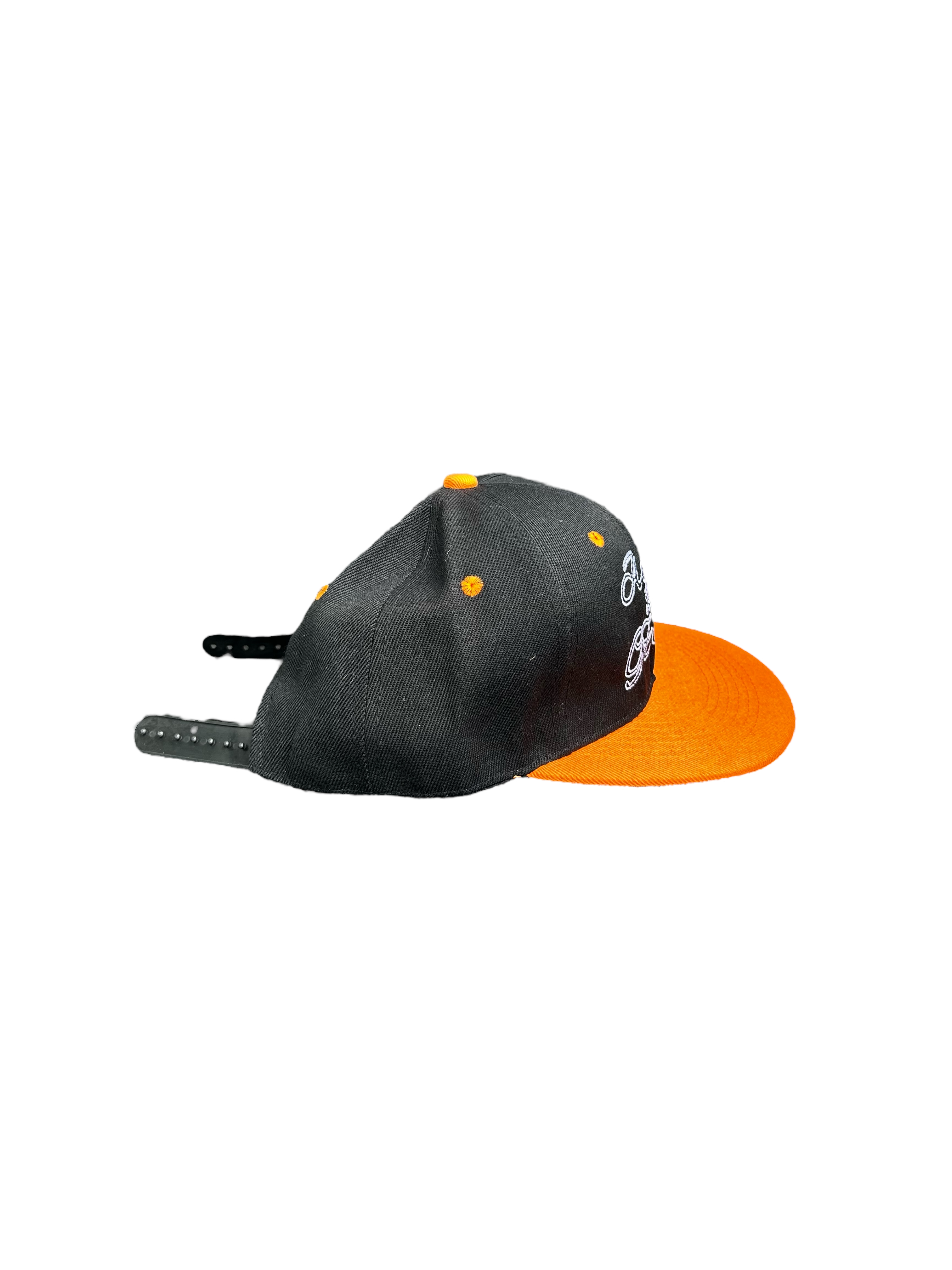 EST 22 Black+Orange+White Snapback Hat