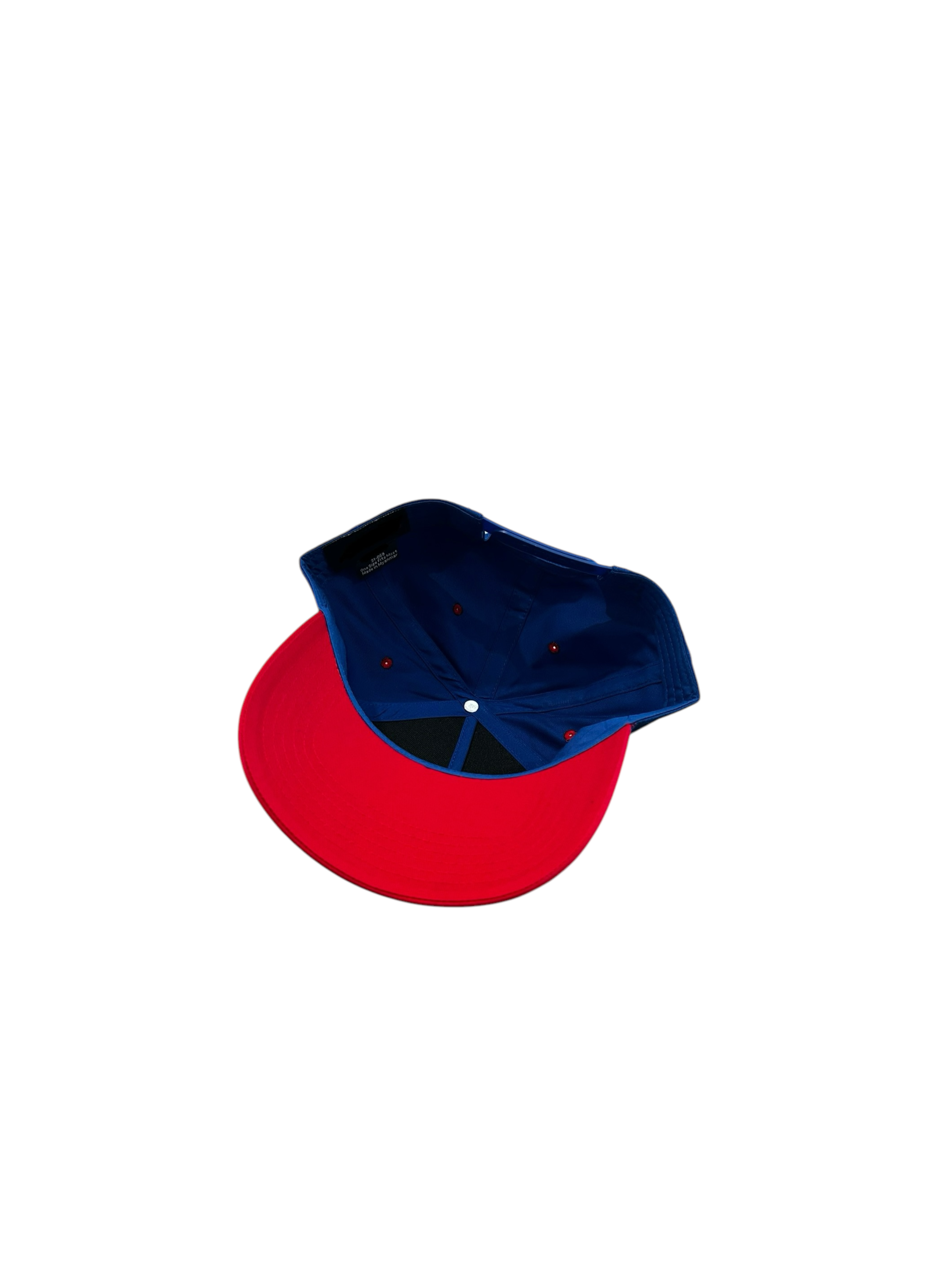 A*G Blue+White+Red Snapback Hat
