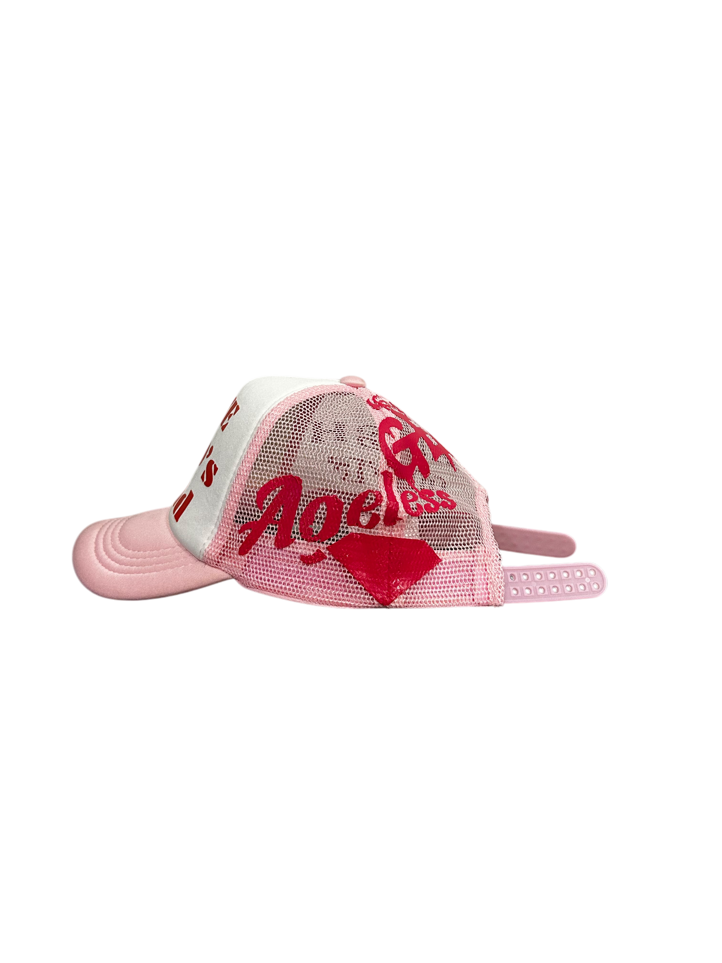 The Lord’s Child Pink+White Trucker Hat