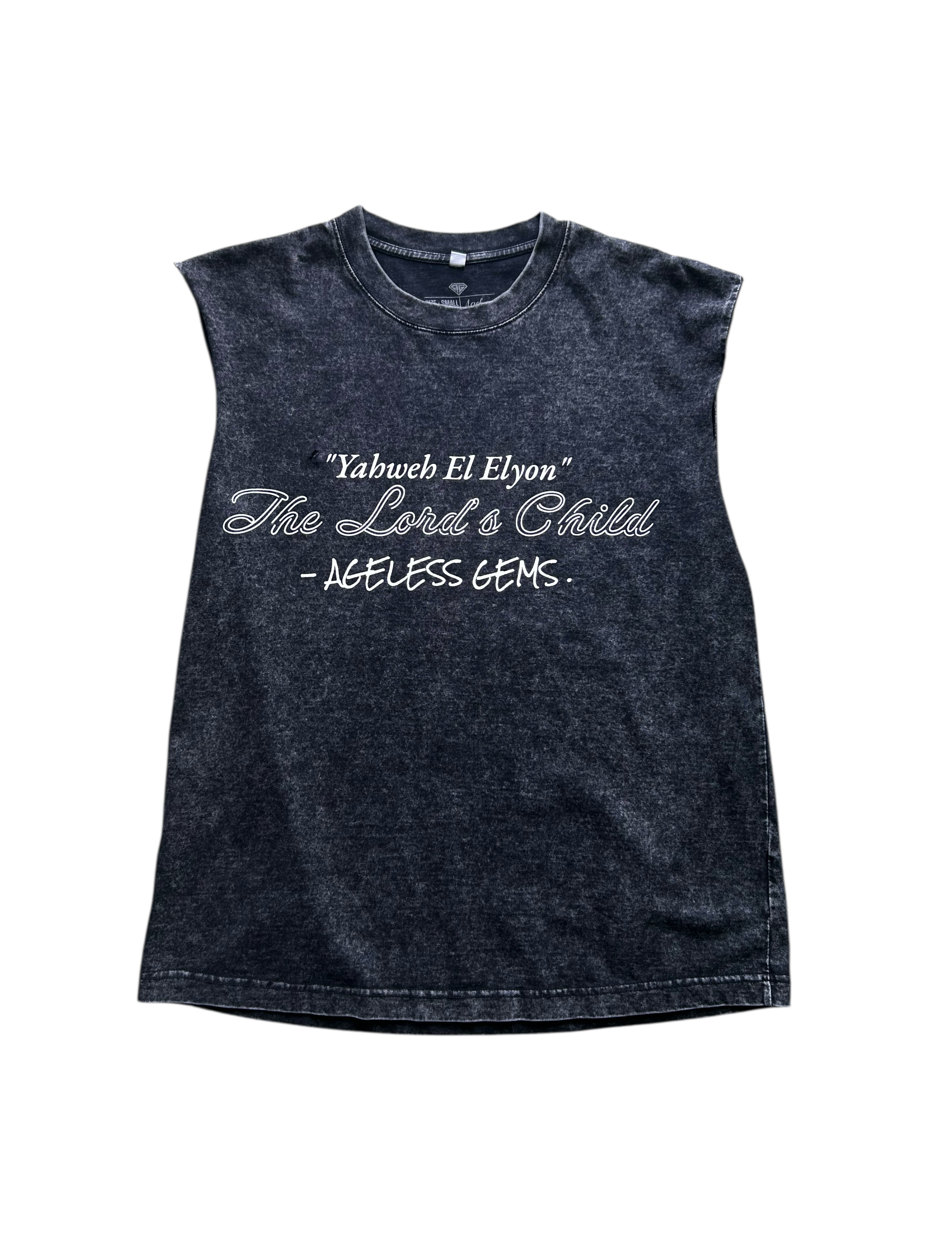 The Lord’s Child Black Cut Off Tee