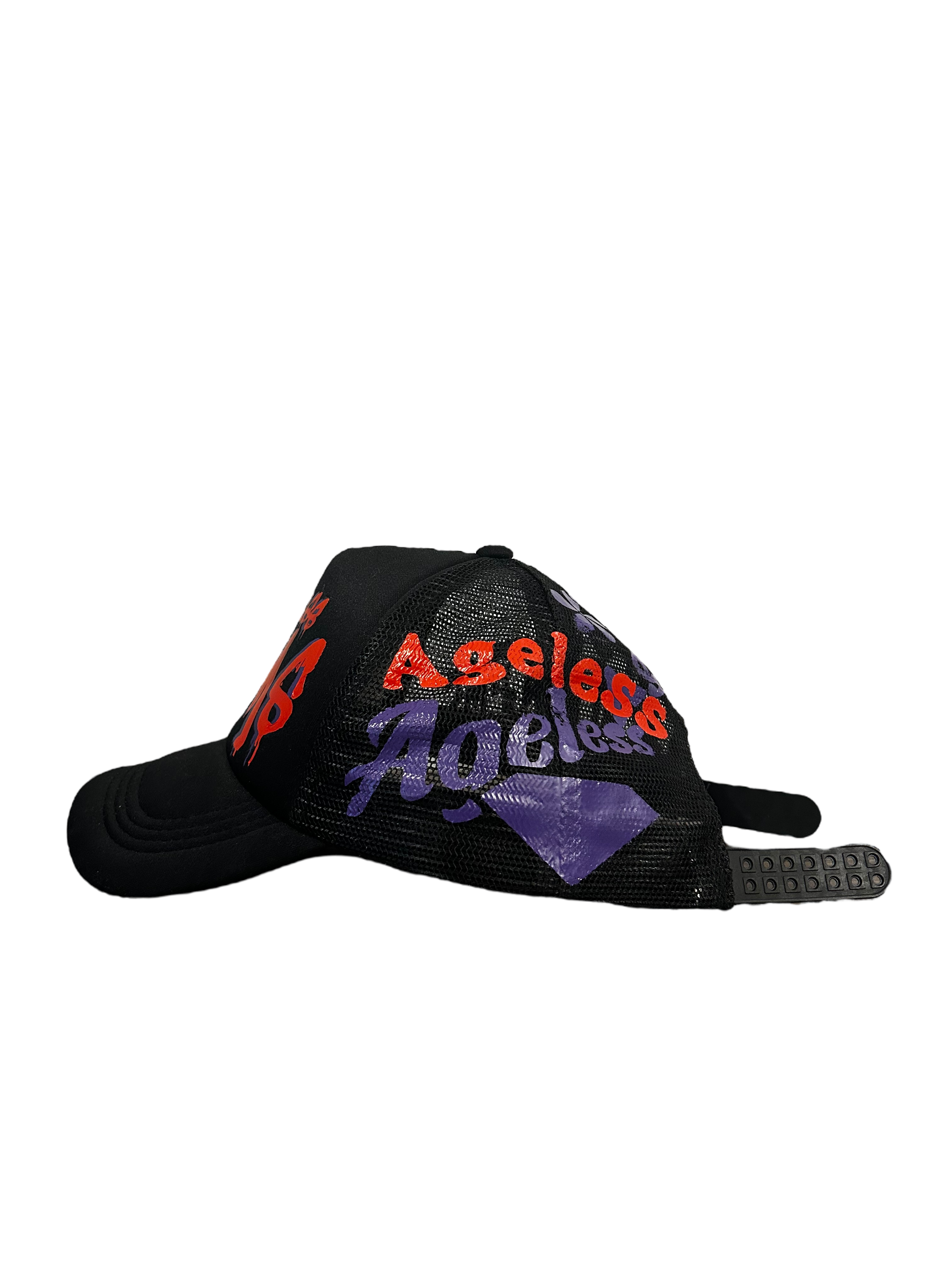Ageless Gems Black+Red+Purple Trucker Hat